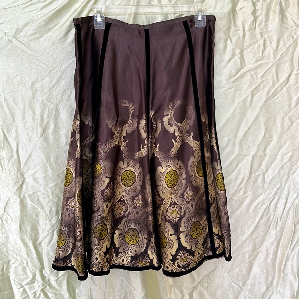New size 12 skirt, feels like silk, 100% polyester